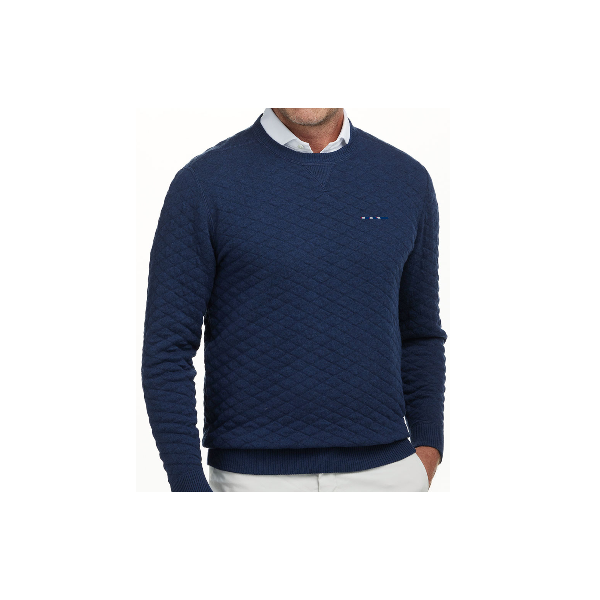 East India Club Holderness &amp; Bourne Ward Sweater - Ribbon Left Breast