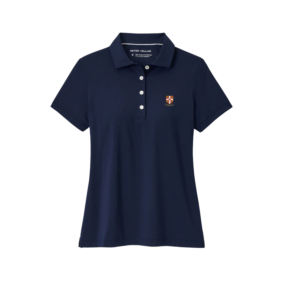 CUGC Peter Millar Women's Short Sleeve Button Polo