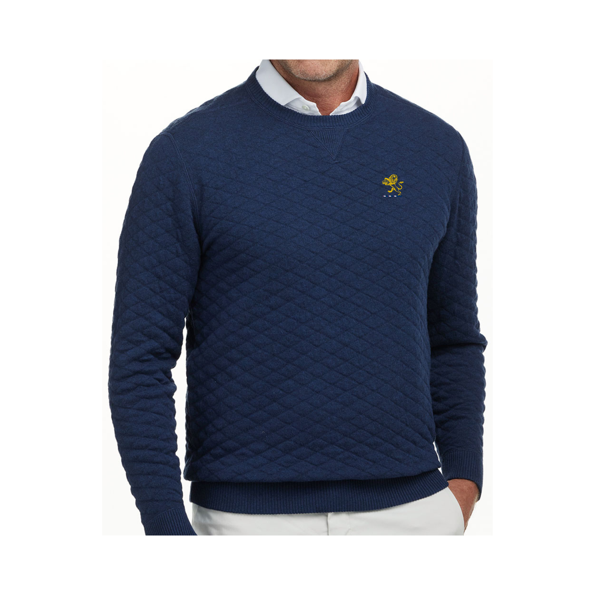 East India Club Holderness &amp; Bourne Ward Sweater - Crest Left Breast