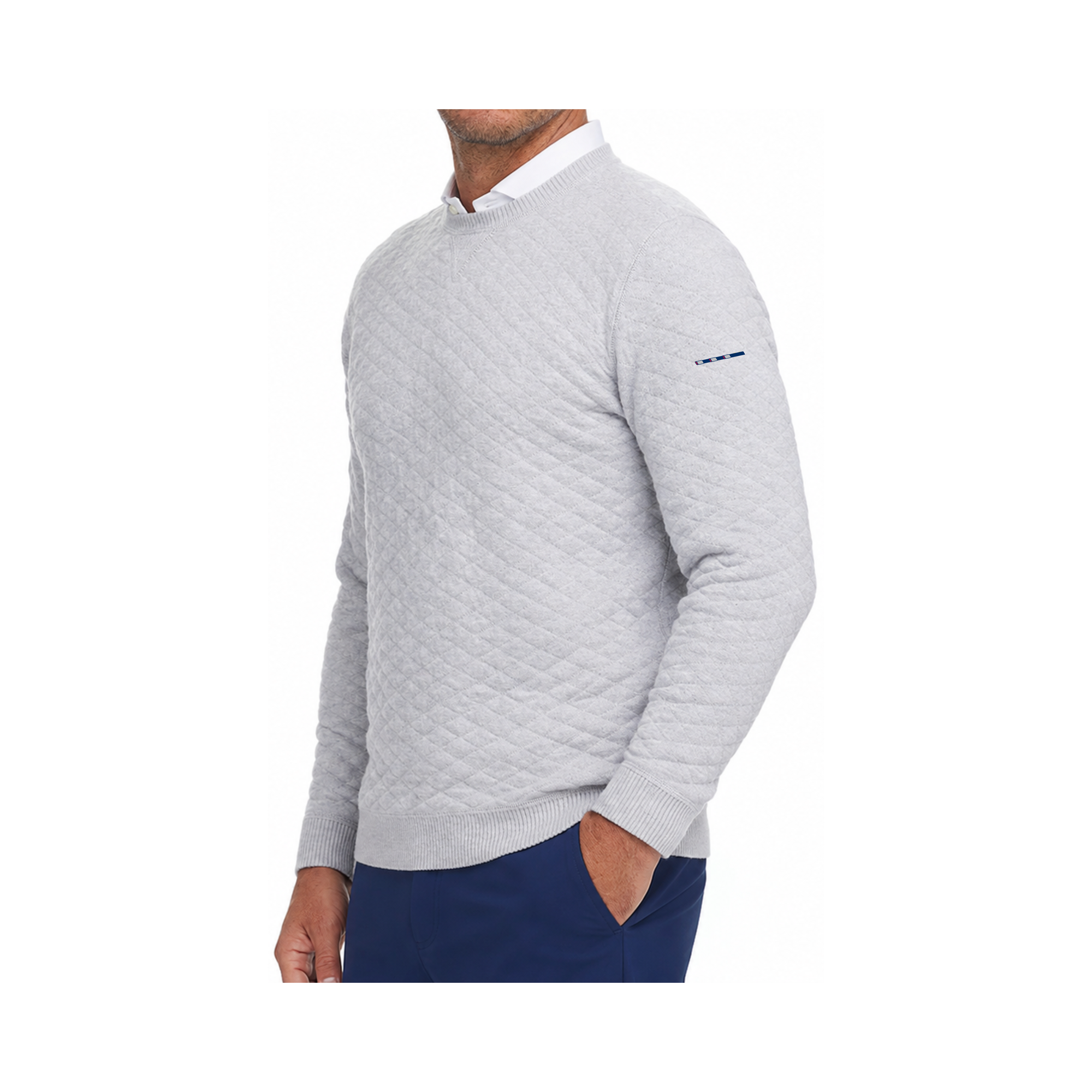 East India Club Holderness &amp; Bourne Ward Sweater - Ribbon Left Sleeve