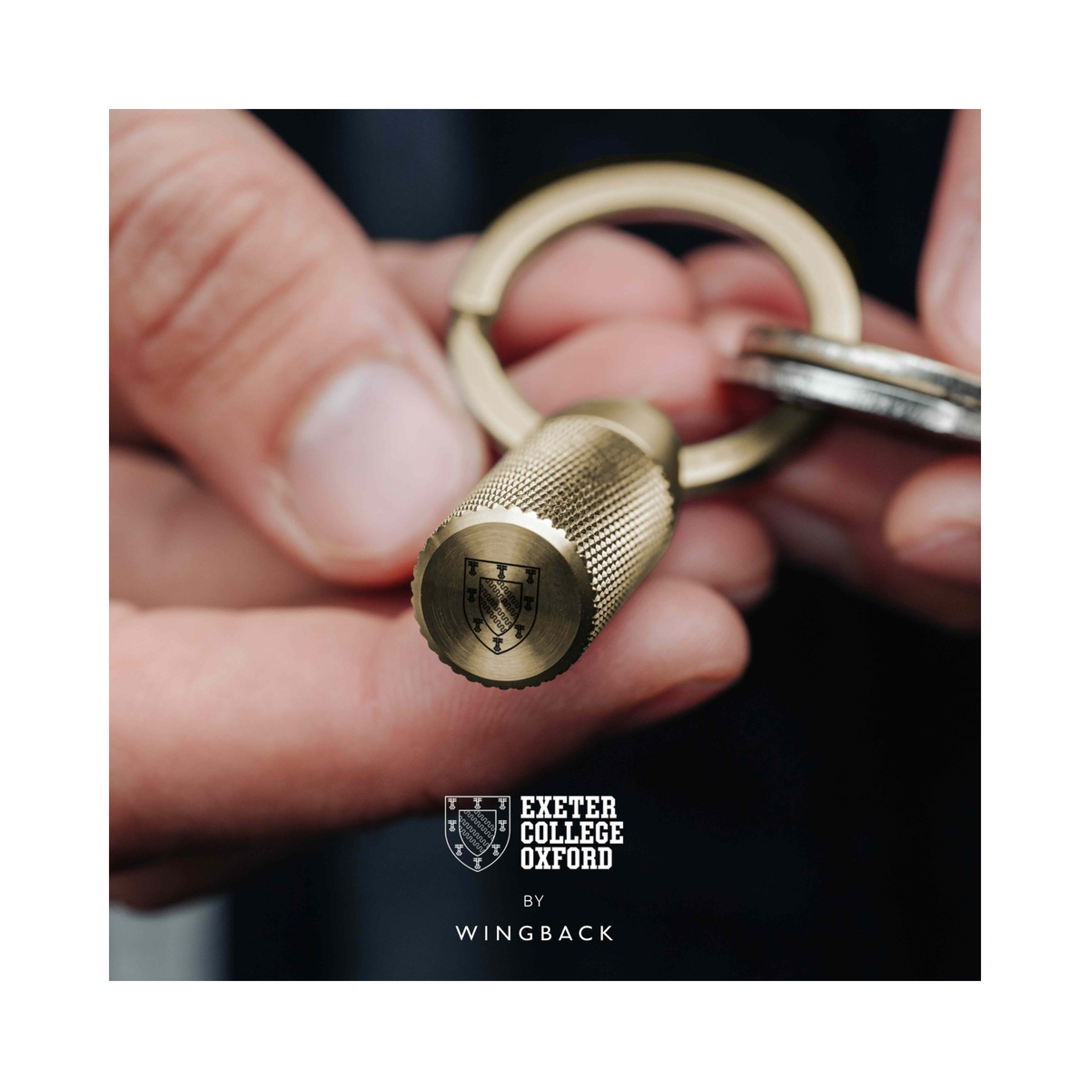 Exeter 1314 Key Fob Brass
