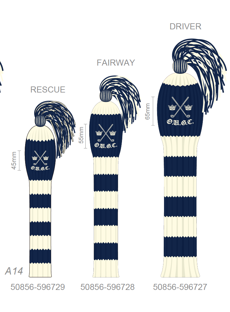 OUGC Pom Headcovers (Set of 3)